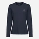 Спортивная кофта женская Jack Wolfskin Trail Ls W A66366-C0412 L Синяя (4064886762458) - изображение 5