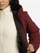 Парка демисезонная женская Jack Wolfskin Heidelstein 2 Ins Jkt W A66376-J0211 XL Бордовая (4064886766371) - изображение 5