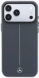 Чохол для смартфона Apple iPhone 17 Pro Max / 18 Pro Max Mercedes Leather Semi Wrap with Iconic Line MagSafe Anthracite (Mer008908) - зображення 3