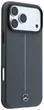 Чохол для смартфона Apple iPhone 17 Pro Max / 18 Pro Max Mercedes Leather Semi Wrap with Iconic Line MagSafe Anthracite (Mer008908) - зображення 4