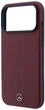 Чохол для смартфона Apple iPhone 17 Pro / 18 Pro Mercedes Leather Semi Wrap Iconic Line MagSafe Burgundy (Mer008834) - зображення 6