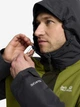 Куртка зимняя короткая мужская Jack Wolfskin Stonetrail 2L Ins Jkt M A66330_E0337 M Зеленая (4064886757799) - изображение 5