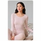 Комплект женского термобелья Cocobread A10 Light pink 3XL хлопок антибактериальная мягкая эластичная - изображение 3