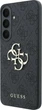 Etui na smartfon Samsung Galaxy S26 FE Guess Embossed 4G Ring Classic Logo MagSafe Black (GUHMS26FEP4MSEGK) - obraz 3