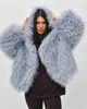 Шуба жіноча зі штучного хутра X-Woyz LS-8959-11 59779 ONE SIZE блакитний - изображение 8
