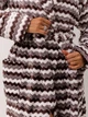 Халат женский из велсофту теплый с капюшоном зимний BARWA garments 0227/1 M Шоколадный (2110022712152) - изображение 6