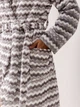 Халат женский из велсофту теплый с капюшоном зимний BARWA garments 0227/1 XL Серый (2110022714101) - изображение 6