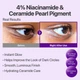 Крем Numbuzin No.9 NAD+ Retinol Volumetox Eye Cream 10 мл для шкіри навколо очей Нумбузін з NAD+, ретинолом та 50 пептидами від зморщок, для пружності та зволоження - зображення 4