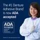 Крем-адгезив Fixodent Professional 51 г для фиксации зубных протезов Фиксодент Профешнл с надежной фиксацией, защитой десен и пищевым барьером - изображение 6