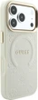 Etui na smartfon Apple iPhone 18 Pro/17 Pro Guess Saffiano Peony & Ring MagSafe Beige (GUHMP18LPSAMSECE) - obraz 4