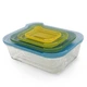 Стеклянные контейнеры для хранения продуктов Joseph Joseph Nest х 4 шт Multicolor 81060 (01000566) - изображение 3
