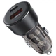 АЗУ Acefast B12 PD30W+QC3.0 total 60W (1USB-A/1C) Black - изображение 2