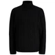 Светр JPRBLUCALLUM CABLE KNIT ROLL NECK Jack & Jones 12299948-Black S Чорний (5715913041556) - зображення 1