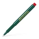 Лайнер Faber-Castell ручка капиллярная FINEPEN 1511 Document красный 0,4 мм - изображение 1