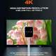 Вебкамера 4K з автофокусуванням вбудованим мікрофоном USB Kisonli D1 біла - зображення 7