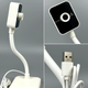 Вебкамера Full HD 1080P USB Plug & Play для ПК і ноутбуків Kisonli D1 Білий - зображення 3