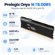 Оперативная память Prologix Onyx 16 ГБ DDR5 6000 МГц CL36 Black (PRO16GB6000YB5) - изображение 1