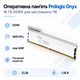 Оперативная память Prologix Onyx 16 ГБ DDR5 5600 МГц CL38 White (PRO16GB5600YW5) - изображение 1