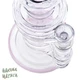 Стеклянный бонг для курения Octopus 51 см Pink с девовидными перколяторами - изображение 3