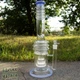 Стеклянный бонг для курения Honeycomb Tower 45 см Blue с тремя перколяторами - изображение 2