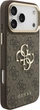 Etui na smartfon Apple iPhone 18 Pro Max/17 Pro Max Guess 4G Big 4G Classic Logo Big Strap Metal Buttons Brown (GUHCP18XP4G4BCSW) - obraz 4