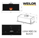Витяжка повновбудована WEILOR LUNA WBG 56 BLACK - зображення 20