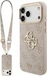 Etui na smartfon Apple iPhone 18 Pro Max/17 Pro Max Guess 4G Big 4G Classic Logo Big Strap Metal Buttons Pink (GUHCP18XP4G4BCSP) - obraz 1