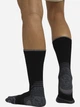 Носки женские высокие шерстяные Jack Wolfskin Hike Merino Sock CL A63862-6000 35-37 Черные (4064886443166) - изображение 2