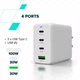 Зарядний пристрій Canyon CU100ACC GaN 100W 3xPD 1xQC EU White (CNS-CUW100ACC) - зображення 7