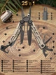Мультитул 25-в-1 Multitool Pliers карманный туристический с плоскогубцами ножом кусачками отвертками битами и чехлом, песочно-бежевый - изображение 2