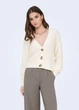 Кардиган жіночий Oversize в'язаний укорочений на гудзиках Only Молочний 18806 M (укр 44-46) - зображення 1