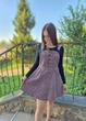 Сарафан женский в белые цветочки джинсовый G&N Бордовый 14454 M (укр 44-46) - изображение 7