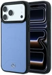 Чохол для смартфона Apple iPhone 17 Pro Max / 18 Pro Max Mercedes Leather Mesh with Bow Line MagSafe Blue (Mer008873) - зображення 1