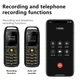 Міні мобільний телефон Miniphone SERVO B25 чорний - изображение 4