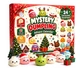 Адвент-календар Mystery Dumpling 24 сквіші-пельмешки антистрес, новорічний календар сюрпризів для дітей - изображение 1