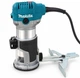 Фрезер электрический Makita 910 Вт Диаметр цанги 6/8 мм 10000–30000 об/мин 2 базы - изображение 3