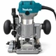 Фрезер электрический Makita 910 Вт Диаметр цанги 6/8 мм 10000–30000 об/мин 2 базы - изображение 4
