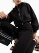Вітрівка з капюшоном жіноча Armani Exchange 138774548 S Чорна (1162902314) - зображення 5
