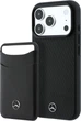 Etui-portfel na smartfon Apple iPhone 18 Pro Max/17 Pro Max Mercedes-Benz Grill Pattern Leather MagSafe Black (MEHMBWP18X25PWPK) - obraz 1