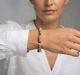Браслет из натурального камня родохрозит галтовка 10х6 мм, длина 18 см - изображение 2