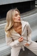 Костюм Jadone Fashion Дейси S-M бежевый - изображение 6