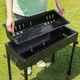 Барбекю складний з ніжками BARBECUE CA-03-1 з решіткою, протвнем і щипцями (45852-CA-03-1_1108) - зображення 4