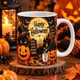 Чашка на Хелловін Halloween 330 мл Chaban_Souvenir — керамічна кружка з принтом відьма, гарбуз, привид, подарунок дівчині та хлопцю WH040 - зображення 2