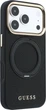 Etui na smartfon Apple iPhone 18 Pro/17 Pro Guess Ring Stand 360 Grained Classic Logo MagSafe Black (GUHMP18L6PSGRSCLK) - obraz 3