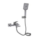 Смеситель для ванны Qtap Presto с душевым гарнитуром QTPRE259GRP45584 Graphite графит - изображение 1