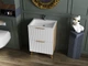 Тумба Status Florida 50 Дуб, с умывальником Deko Low 50 - изображение 1