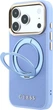 Etui na smartfon Apple iPhone 18 Pro/17 Pro Guess Ring Stand 360 Grained Classic Logo MagSafe Light Blue (GUHMP18L6PSGRSCLB) - obraz 2