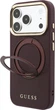 Etui na smartfon Apple iPhone 18 Pro/17 Pro Guess Ring Stand 360 Grained Classic Logo MagSafe Burgundy (GUHMP18L6PSGRSCLU) - obraz 2