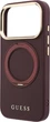 Etui na smartfon Apple iPhone 18 Pro/17 Pro Guess Ring Stand 360 Grained Classic Logo MagSafe Burgundy (GUHMP18L6PSGRSCLU) - obraz 5
