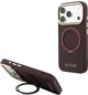 Etui na smartfon Apple iPhone 18 Pro/17 Pro Guess Ring Stand 360 Grained Classic Logo MagSafe Burgundy (GUHMP18L6PSGRSCLU) - obraz 7